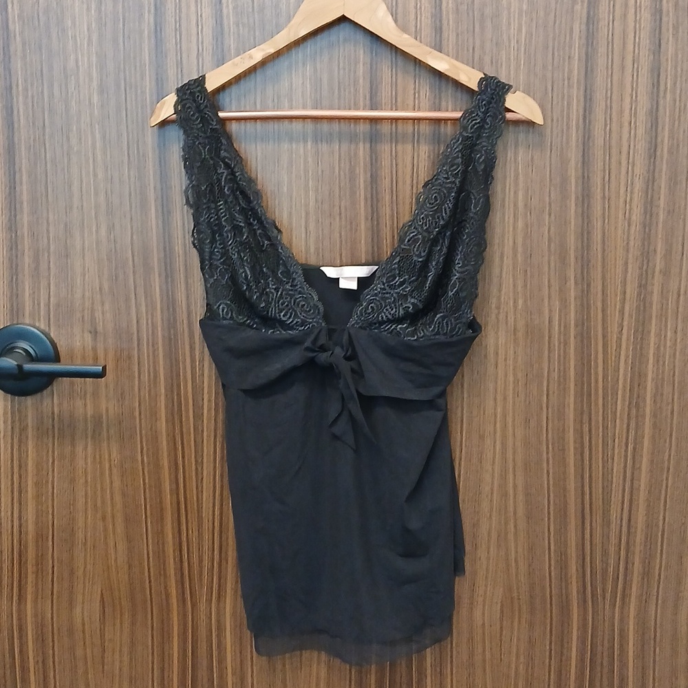VICTORIAS SECRET Lace Cami Top Sz L